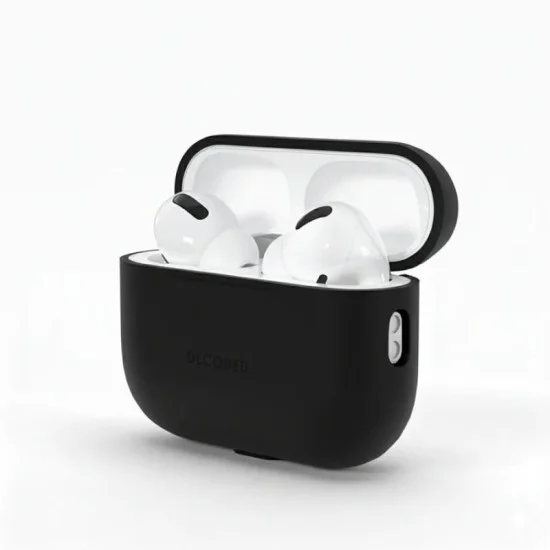 Decoded airpods pro 3 silicone case _ black